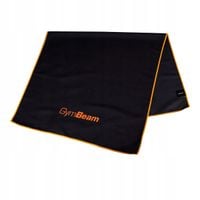 SZYBKOSCHNĄCY ręcznik sport Black/Orange - GymBeam