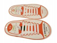 Sznurówki silikonowe bez wiązania DLA DZIECI 12szt