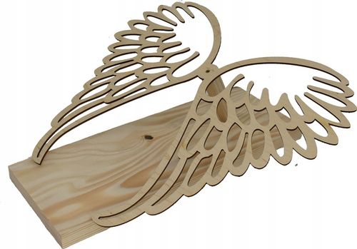 Drewniana baza pod stroik Skrzydła Anioł podkład pod stroik ozdoba cmentarz na Arena.pl