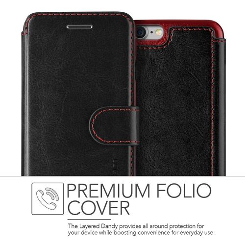 Etui VRS Design Layered Dandy iPhone 8/7 Black na Arena.pl