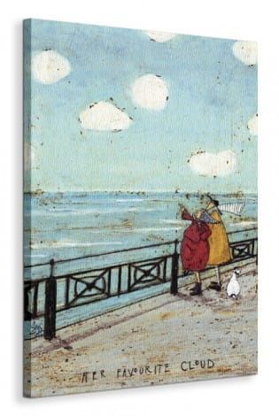 Sam Toft Her Favourite Cloud - Obraz na płótnie 60x80 cm na Arena.pl