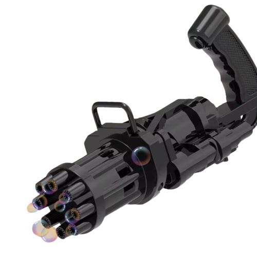 Czarny pistolet Automat do baniek mydlanych zabawka Prezent dla Chłopca na Arena.pl