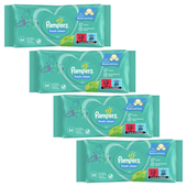 Pampers Fresh Clean Chusteczki Nawilżane dla Niemowląt 52 sztuki zestaw