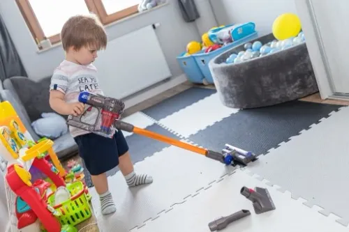 ODKURZACZ PIONOWY DLA DZIECI WCIĄGA AGD NA BATERIE na Arena.pl