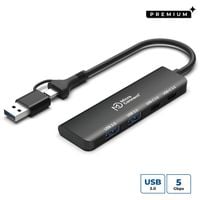 MicroConnect Premium 4-port USB hub 2x