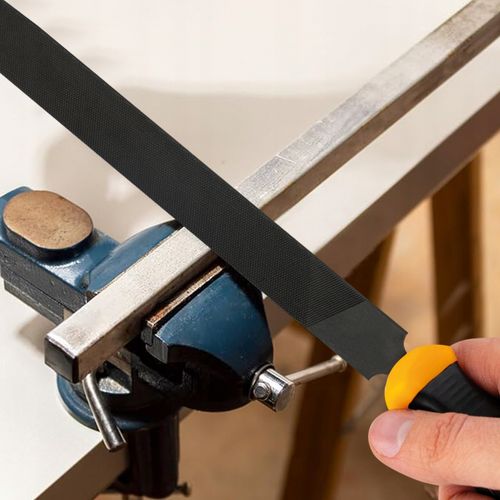 Pilnik do metalu półokrągły 8″ z rączką stalowy do szlifowania VERGIONIC na Arena.pl