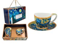Filiżanka espresso Vanessa - V. van Gogh, Irysy (CARMANI)