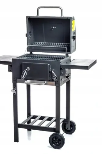 Grill węglowy Riwall Grillorz ogrodowy korbka Pokrywa Pokrowiec Ruszt na Arena.pl