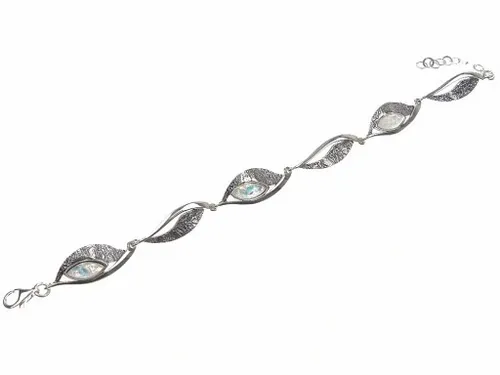 KOMPLET SREBRNY Z OPALEM na Arena.pl