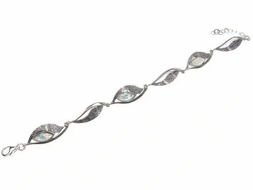 KOMPLET SREBRNY Z OPALEM zdjęcie 7