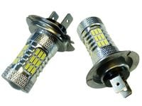 żarówka LED H7 45 SMD z soczewką mocna dzienne DRL 12v 24v kpl 2 SZT