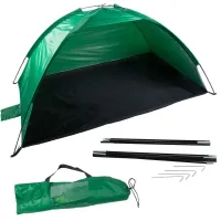 Namiot plażowy półotwarty parawan na plażę i do ogrodu ochrona uv