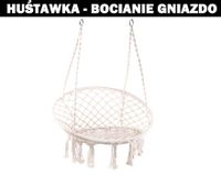 KX7629 Hutawka fotel bocianie gniazdo z oparcie