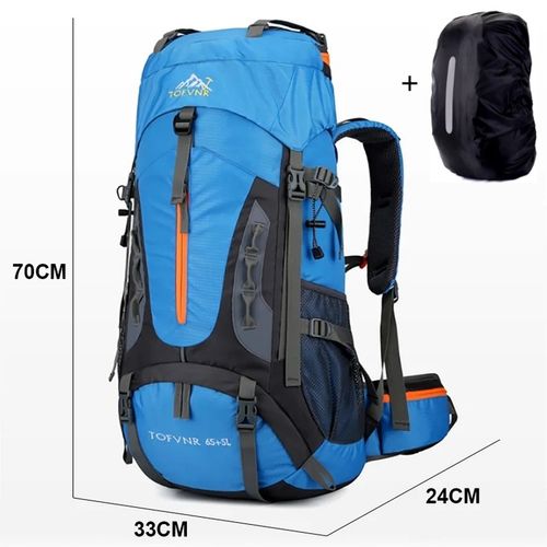 Plecak turystyczny trekkingowy plecak górski 70L Traper 3 BLACK na Arena.pl