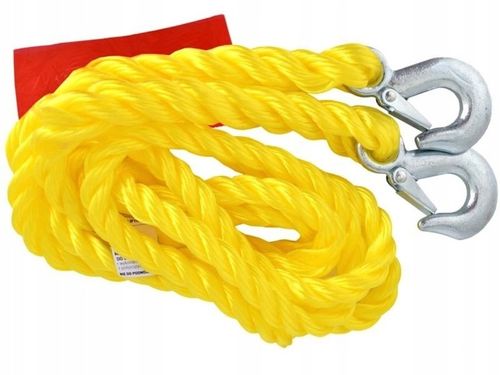 LINKA HOLOWNICZA DMC DO 3000 KG PLECIONA Z HAKAMI, 4 M, HEAVY DUTY na Arena.pl