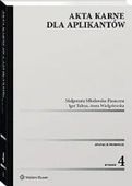 Akta karne dla aplikantów Anna Wielgolewska, Igor Tuleya, Młgorzata Młodaw…