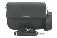 Torebki damskie pikowane - listonoszki - Zielona ciemna