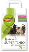 Drewniany żwirek zbrylający dla kotów, gryzoni i ptaków - Super Pinio 7L