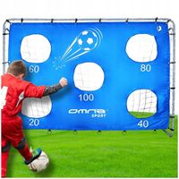 Mata celnościowa celności z otworami do bramek piłkarskich 213x150cm