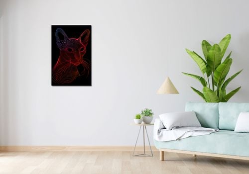 Plakat 53x81cm Cyfrowa Kocica na Arena.pl