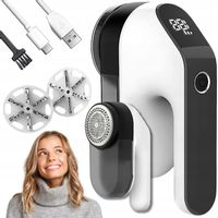 GOLARKA DO UBRAŃ SWETRÓW TAPICERKI KANAP MOCNA 6 NOŻY + DODATKOWE OSTRZA