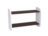 013 Półka podwójna 90 biało-wenge