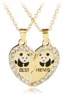 ŁAŃCUSZKI DLA PRZYJACIÓŁEK BFF PRZYJACIÓŁKI PANDA