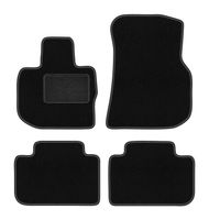 Dywaniki samochodowe welurowe do: BMW iX3 G08 2021- SUV czarne