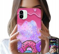 ETUI DO XIAOMI REDMI A1 - SŁODKIE DONUTY Z LUKREM W TLE + SZKŁO