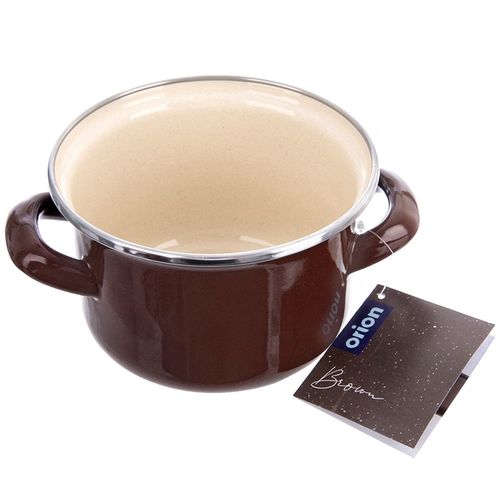 Garnek emaliowany BROWN 14 cm, 950 ml na Arena.pl