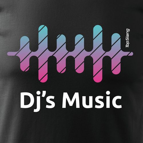 Koszulka dla DJ trance music house muzyczna męska czarna REGULAR M na Arena.pl