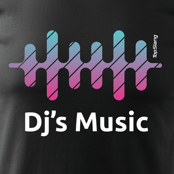 Koszulka dla DJ trance music house muzyczna męska czarna REGULAR M zdjęcie 2