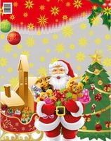 worek/torebka Mikołaj 25szt. 40x50cm