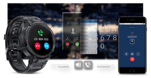Smartwatch Giewont GW430-1 Czarny na Arena.pl