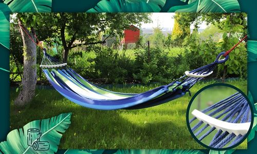 HAMAK OGRODOWY 2 OSOBOWY HUŚTAWKA XXL MOCNY WZMOCNIONY PAŁĄK DUŻY + TORBA na Arena.pl