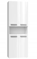 SZAFKA ŁAZIENKOWA NEL DK 2K 60CM - BIEL POŁYSK