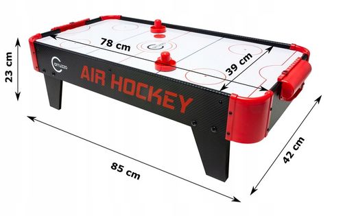 Cymbergaj Hokej Carruzzo Stół do Air Hockey 85x42x24cm Zasilanie Baterie na Arena.pl