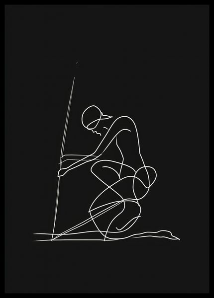 Plakat 42x59,4cm Linia zdjęcie 2