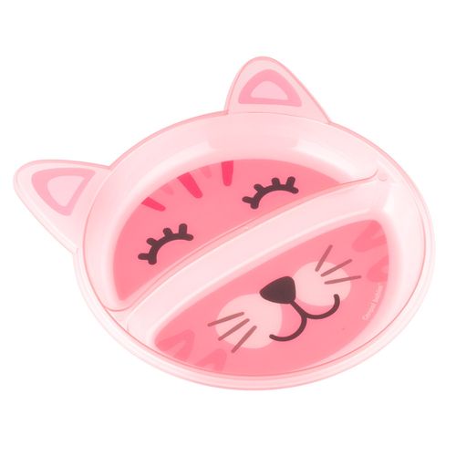 CANPOL Talerzyk z podziałką różowy kotek na Arena.pl