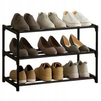 SZAFKA NA BUTY OBUWIE PÓŁKA REGAŁ STOJAK ORGANIZER 3 POZIOMY SOLIDNA