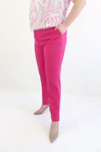 Fuksjowe Eleganckie Długie Spodnie Damskie 42 na Arena.pl