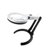 Lupa 1.8x 138mm stojąca składana szkło powiększające podświetlana