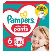 PAMPERS PANTS 6 ROZMIAR PIELUCHOMAJTKI DLA DZIECI 13-19kg MEGA ZAPAS 84szt