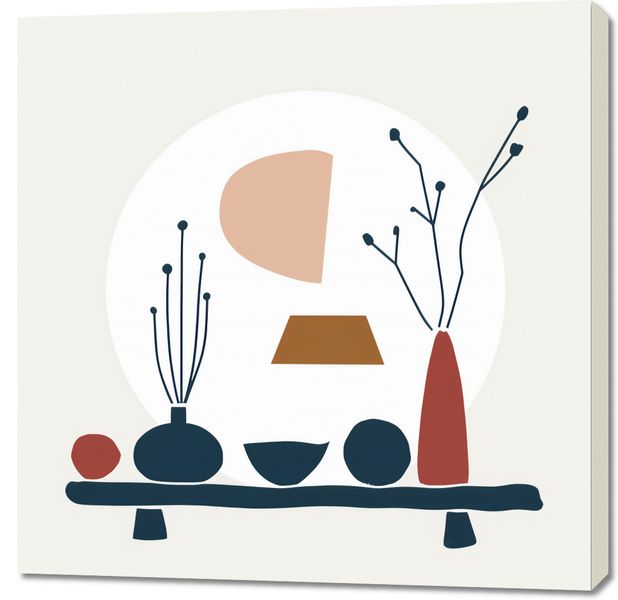 Obraz 90x90cm Naturański Stół zdjęcie 1