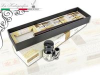 Zestaw piśmienniczy pióro + kpl. stalówek + tusz ze stojakiem na pióro