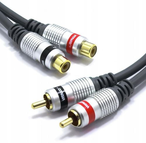 KABEL PRZEDŁUŻACZ RCA 2X CINCH 0,5m RKD290 VITALCO na Arena.pl