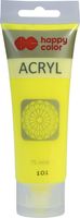 FARBA AKRYLOWA 75ML ŻÓŁTY FLUO 101 HAPPY COLOR
