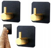 Haczyk Łazienkowy Wieszak Samoprzylepny 3Szt Loft