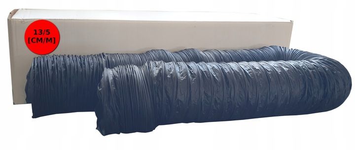 Rura do klimatyzatora przenośnego CZARNA 13 CM/5M zdjęcie 1