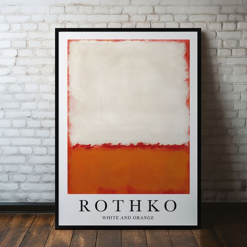 Plakat rothko obrazy plakaty 21x30 cm w czarnej ramie na Arena.pl
